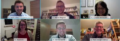 Die Teilnehmer des digitalen Landesparteitags